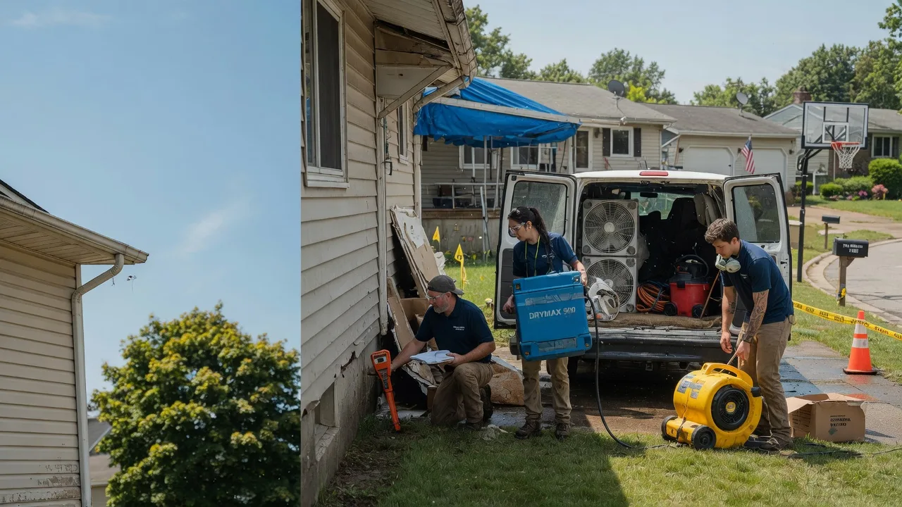 Ceiling Leak Cleanup in Oakdale, IL near me